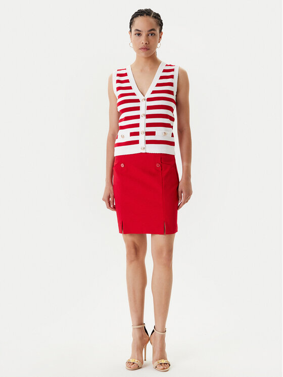 Morgan Morgan Minigonna 241-JEON Rosso Regular Fit