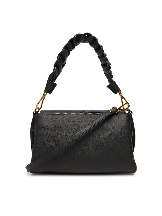 Coccinelle Coccinelle Сак BOHEME GRANA DOUBLE Черен