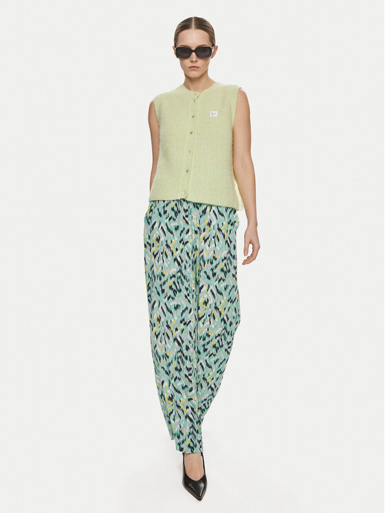 Vero Moda Vero Moda Palazzo hlače Menny 10282478 Zelena Wide Leg