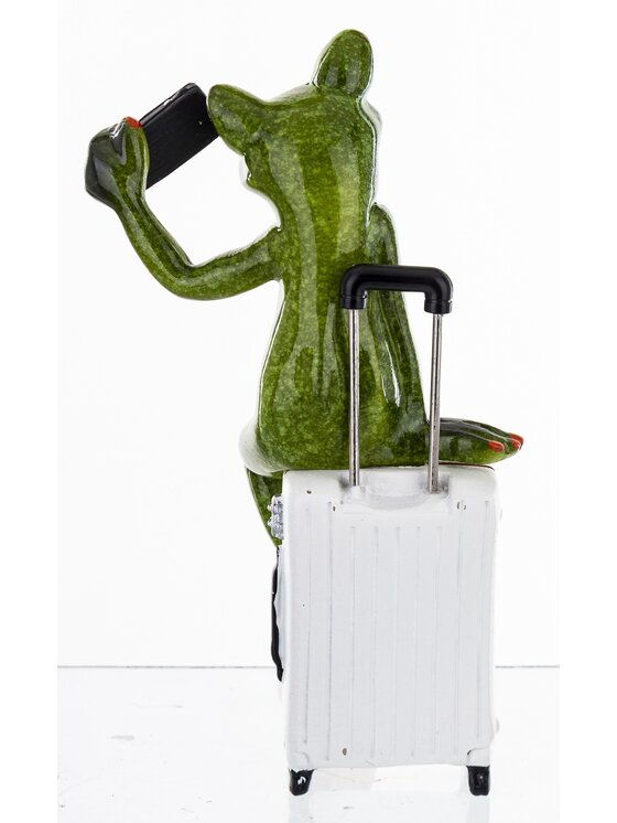 MIAhome MIAhome Figurka żabka FROGG turystka Zielony