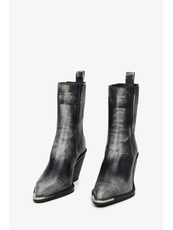 Estro Estro Kovbojské topánky ER00112547 Čierna