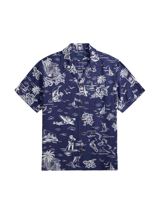 Polo Ralph Lauren Polo Ralph Lauren Koszula 710B14282001 Granatowy Classic Fit