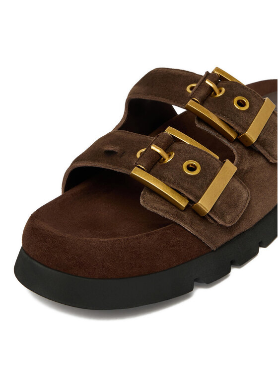 Badura Badura Ciabatte EO-ALIVIA-LT2525-1 Marrone scuro