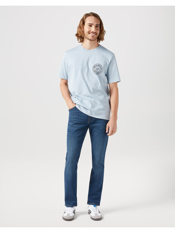 Wrangler Wrangler Jeansy LARSTON Niebieski Slim Fit