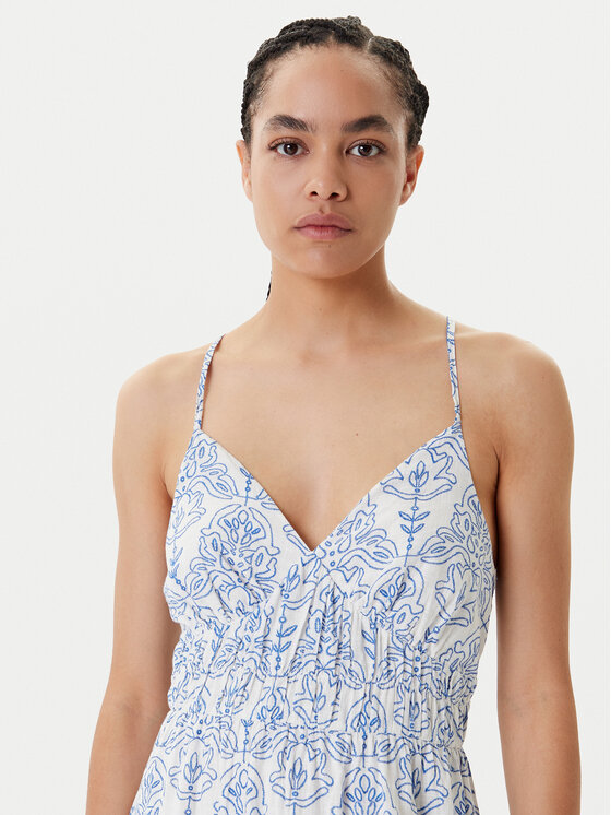 YAS YAS Sukienka letnia Cinni 26036881 Błękitny Regular Fit