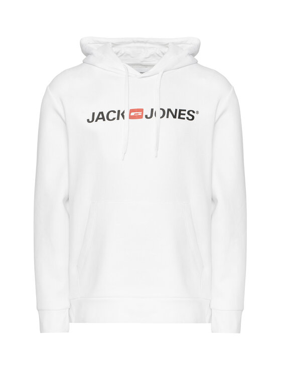 Jack & Jones Jack & Jones Bluza Corp Old Logo 12137054 Biały Regular Fit
