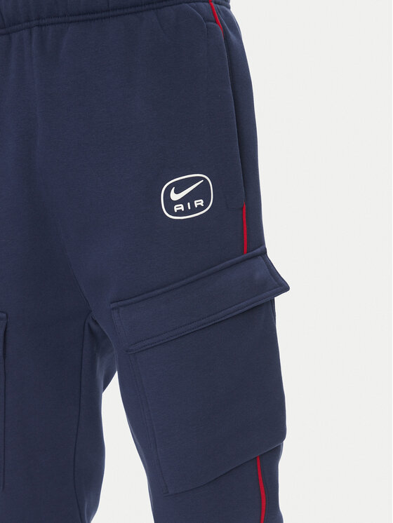 Nike Nike Teplákové nohavice HM0180 Tmavomodrá Regular Fit