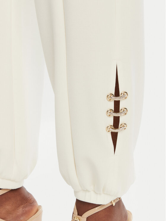 Liu Jo Sport Liu Jo Sport Pantaloni da tuta TA5229 J4869 Bianco Relaxed Fit