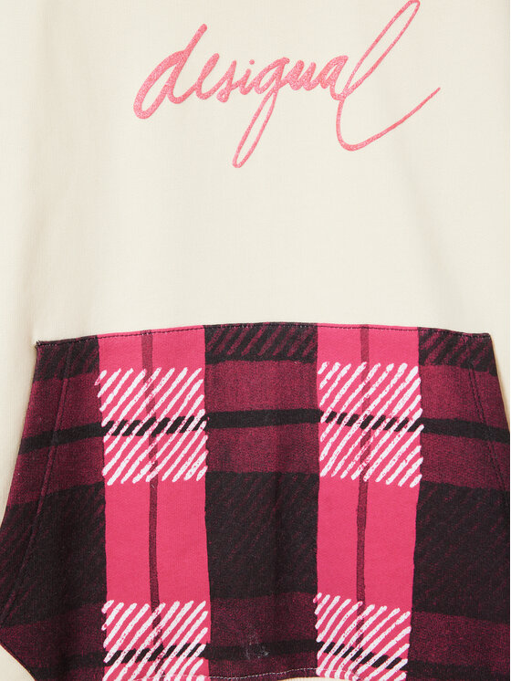 Desigual Desigual Μπλούζα 23WGSK10 Εκρού Regular Fit