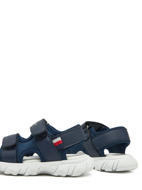 Tommy Hilfiger Tommy Hilfiger Sandały Velcro Sandal T1B2-33898-1591 M Granatowy
