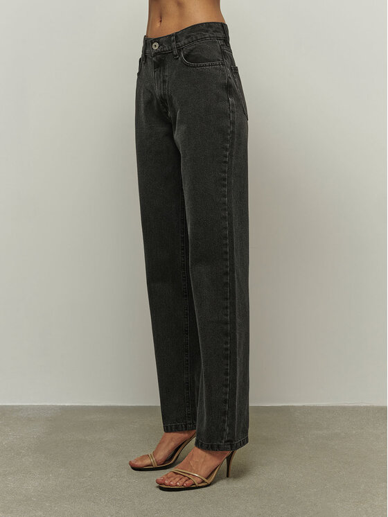 La Mania Jeansy EVERYDAY Czarny Classic Fit Modivo.pl