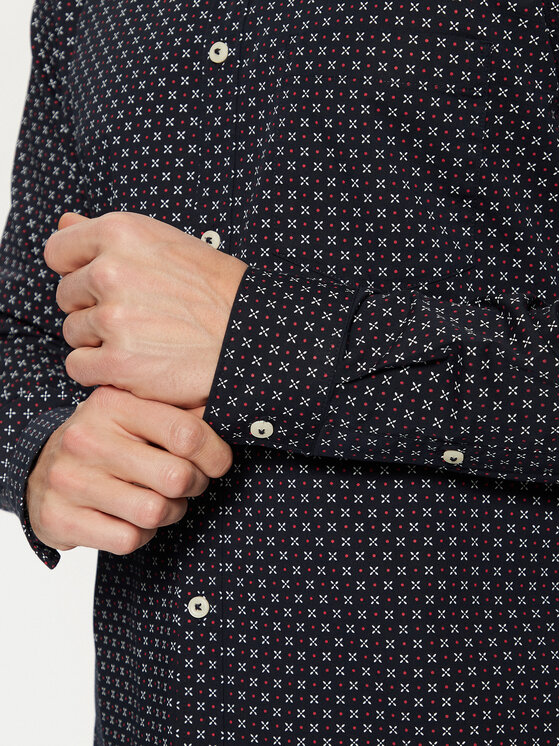 s.Oliver s.Oliver Košulja 2149815 Tamnoplava Slim Fit