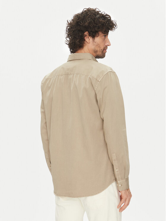 Calvin Klein Calvin Klein Särk K10K114200 Beež Comfort Fit