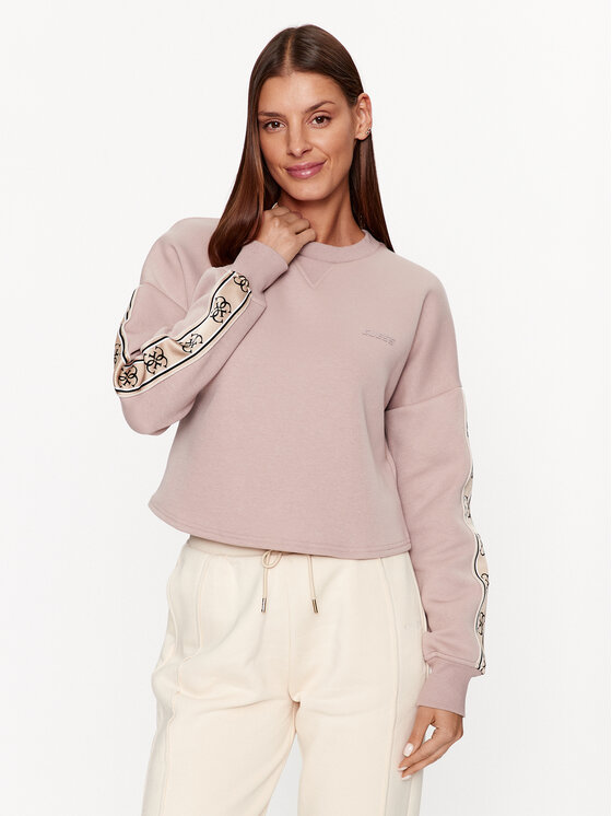 Guess Guess Суитшърт V3BQ16 KB3P2 Розов Regular Fit