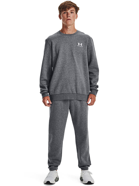 Under Armour Under Armour Bluza UA Essential Fleece Crew 1374250 Szary Regular Fit