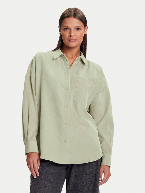 Vero Moda Cămașă Sanne 10317194 Bej Oversize