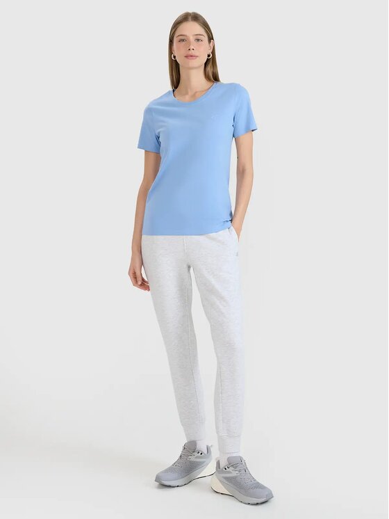 4F 4F T-Shirt FWMM00TTSHF2356-32S Modrá Regular Fit