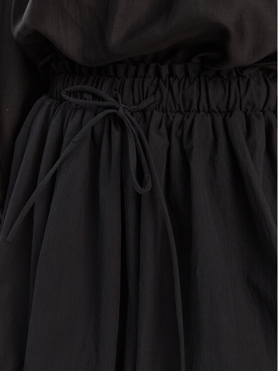 Eleh Eleh Fustă mini ESS250203 Negru Regular Fit
