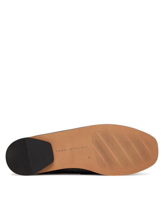 Tommy Hilfiger Tommy Hilfiger Loaferke Th Leather Loafer FW0FW09319 Črna