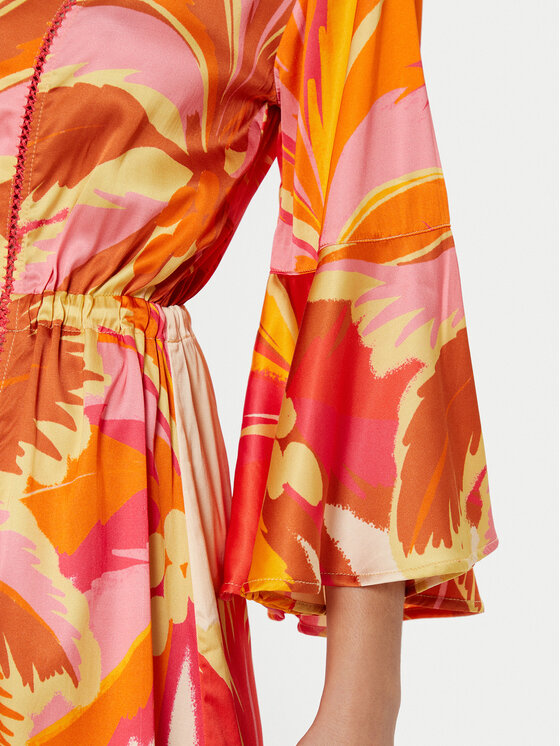 Maaji Maaji Лятна рокля Jungle Palm PT2472CPO007 Оранжев Regular Fit
