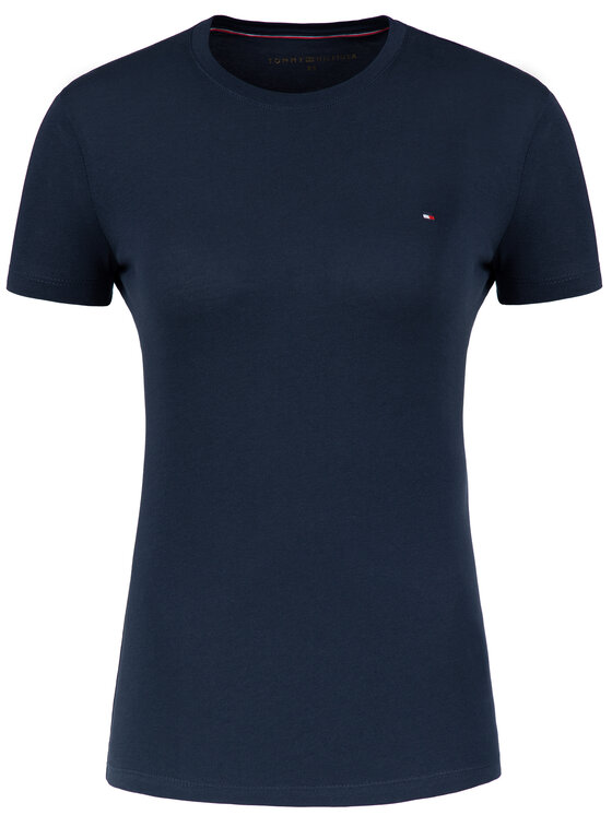 Tommy Hilfiger Tommy Hilfiger T-shirt WW0WW22043 Tamnoplava Regular Fit