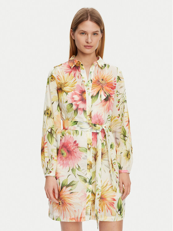 Guess Guess Marškinių tipo suknelė W5GK65 WH6C0 Spalvota Regular Fit