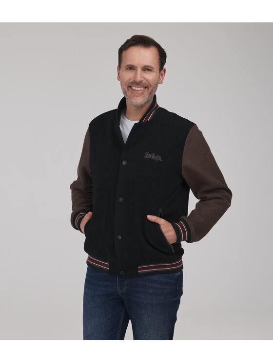 Lee Cooper Lee Cooper Kurtka przejściowa BOMBER Brązowy ciemny Regular Fit