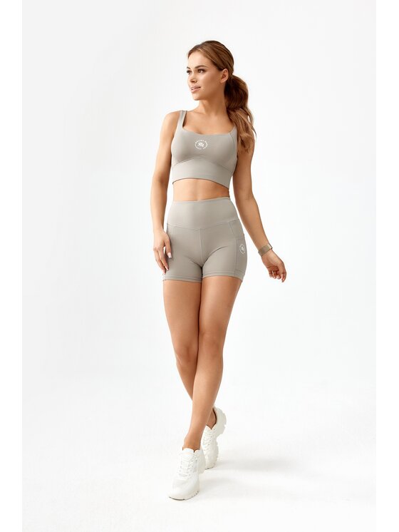ROUGH RADICAL ROUGH RADICAL Biustonosz sportowy SPORTS BRA HAMPTONS Szary