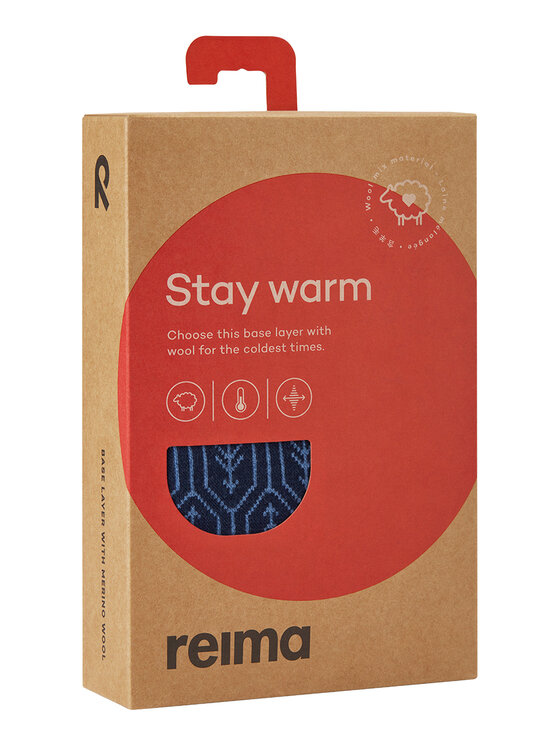 Reima Reima Set di biancheria intima termica Taival 5200032A Blu scuro Slim Fit