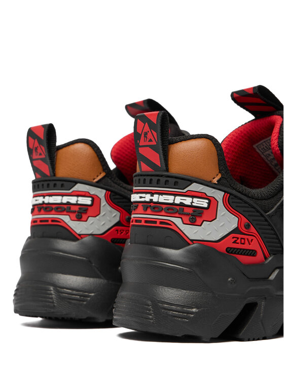 Skechers Skechers Sneakersy Mega-Flex Lite - Tuff Toolz 402130L/RDBK Czarny