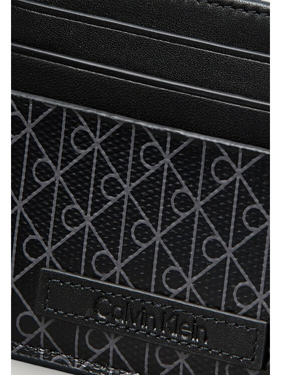 Calvin Klein Calvin Klein Custodie per carte di credito COATED EW CARD CASE Nero