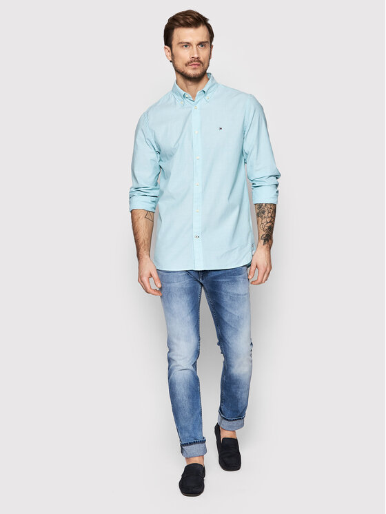 Tommy Jeans Tommy Jeans Blugi Scanton DM0DM09554 Albastru Slim Fit