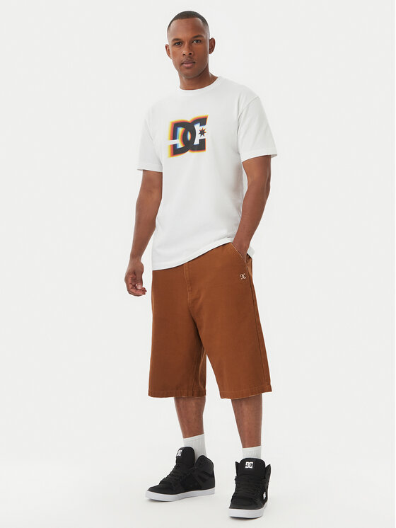 DC Shoes DC Shoes Тишърт Tracer Star Hss ADYZT05444 Бял Heritage Fit