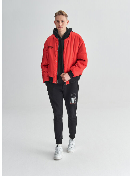 Pako Lorente Pako Lorente Kurtka bomber M22SF-5X-001 Czarny Regular Fit