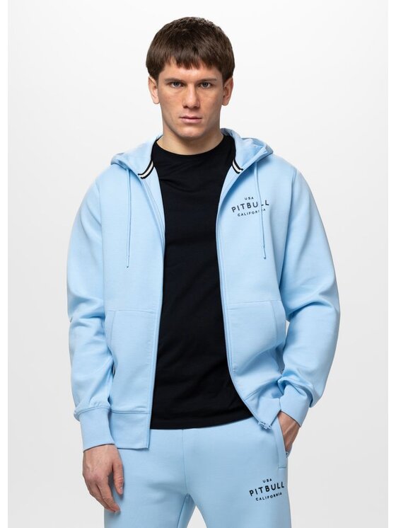 PITBULL PITBULL Bluza SAMPSON Niebieski Regular Fit
