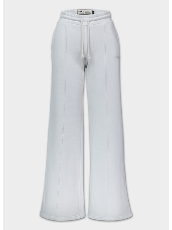 PITBULL PITBULL Spodnie dresowe Washed LOVIA WIDE LEG Biały Regular Fit