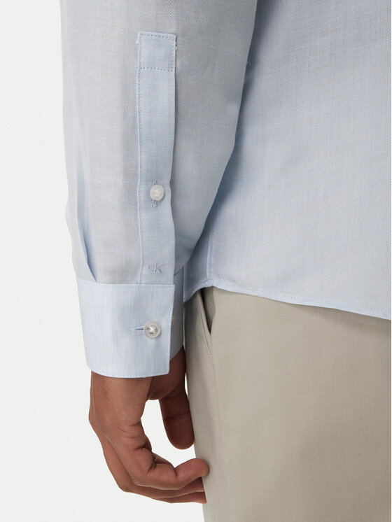Calvin Klein Calvin Klein Marškiniai LV019EU121 Žydra Regular Fit