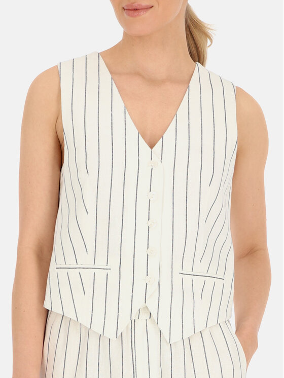 Kamizelka, rozmiar 40, Biały, Waistcoat