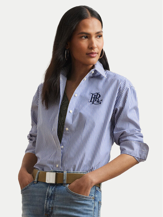 LAUREN RALPH LAUREN LAUREN RALPH LAUREN Сорочка 200932539001 Голубий Relaxed Fit
