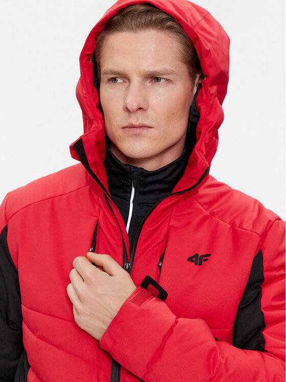 4F 4F Skijacke 4FAW23TDJAM278 Rot Regular Fit