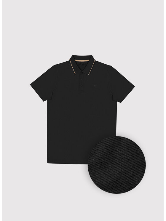 Pako Lorente Pako Lorente Polo P26WN-TX-008 Czarny Regular Fit
