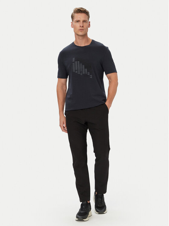 BOSS BOSS T-Shirt Network Flag 50566853 Dunkelblau Regular Fit