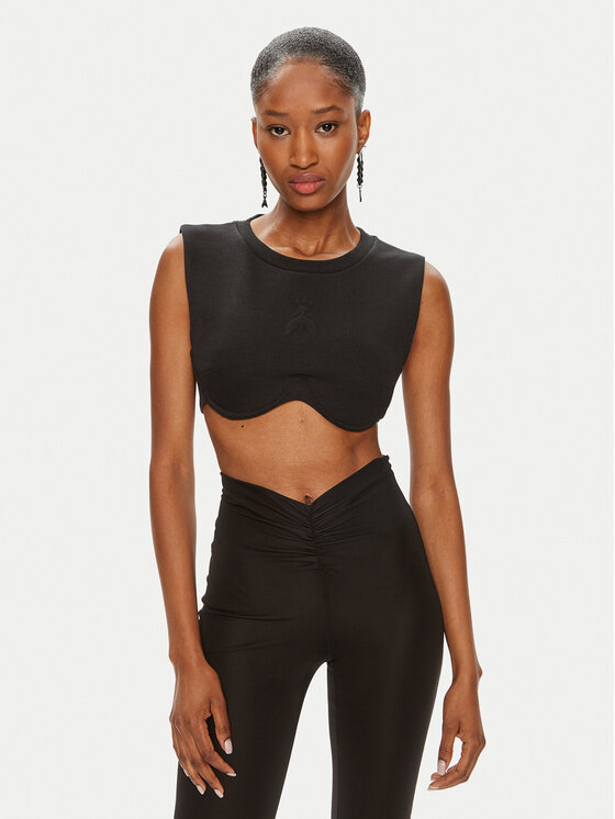 Patrizia Pepe Top 8M1646/J219-K103 Čierna Regular Fit