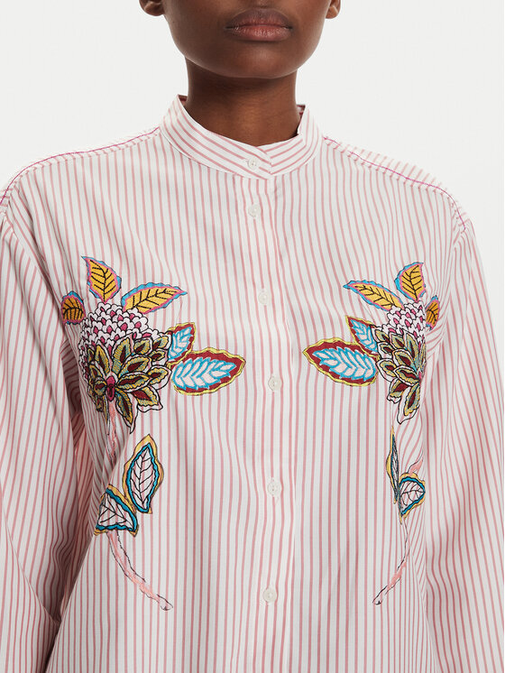 Desigual Desigual Риза Nagano 24WWCW40 Розов Regular Fit