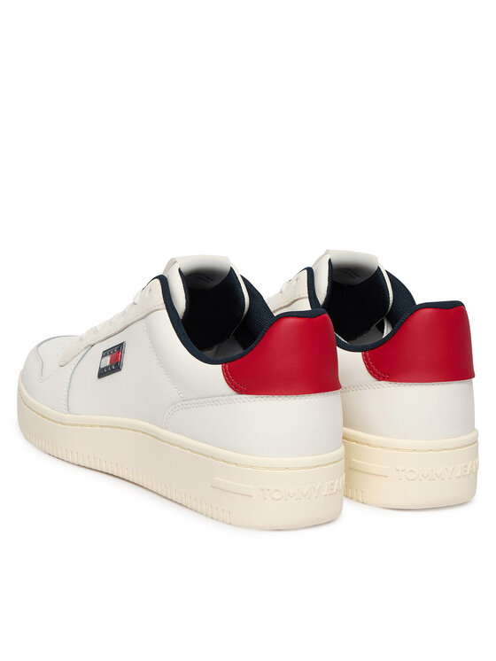 Tommy Jeans Tommy Jeans Sneakers Tjm Retro Basket EM0EM01681 Alb