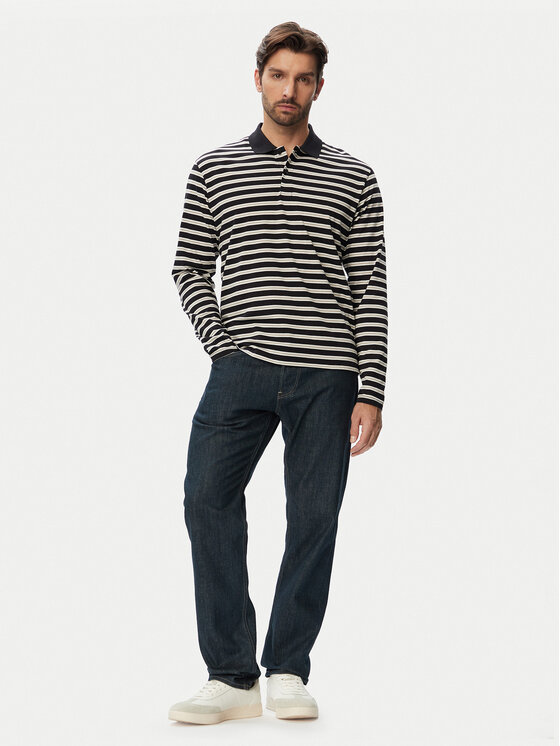 Jack & Jones Jack & Jones Tricou polo 12295163 Negru Regular Fit