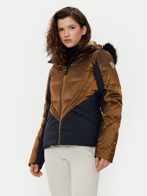 Rossignol Rossignol Μπουφάν για σκι Direttsima RLNWJ01 Καφέ Regular Fit