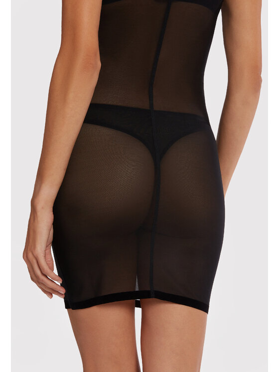 Wolford Potsuknja za oblikovanje Tulle 59676 Crna Modivo.hr