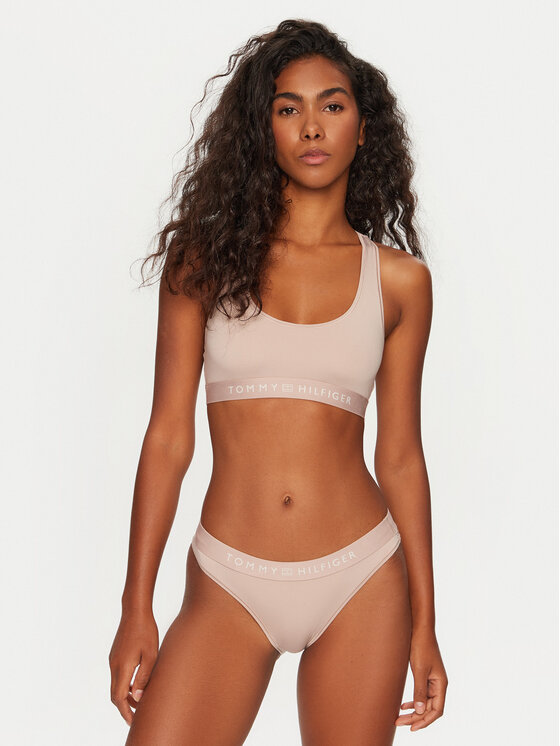 Tommy Hilfiger Tommy Hilfiger Top grudnjak UW0UW05498 Bež