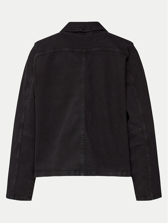 Vero Moda Curve Vero Moda Curve Jeansjacke 10307413 Schwarz Regular Fit
